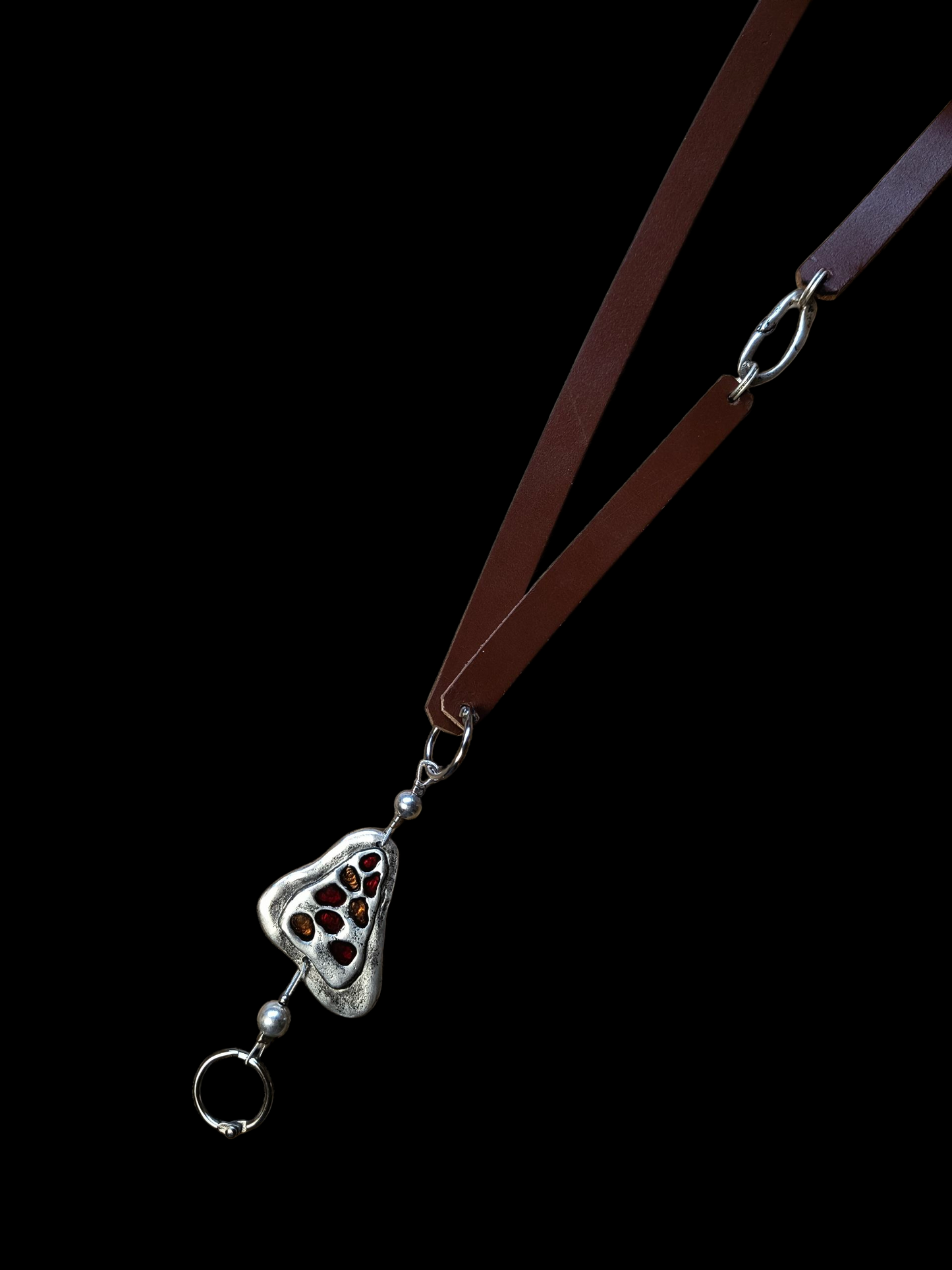 Gaudi vállra akasztható valódi bőr telefontartó