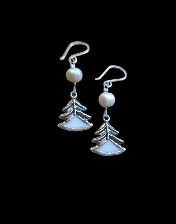 Fenyves erdő fülbevaló