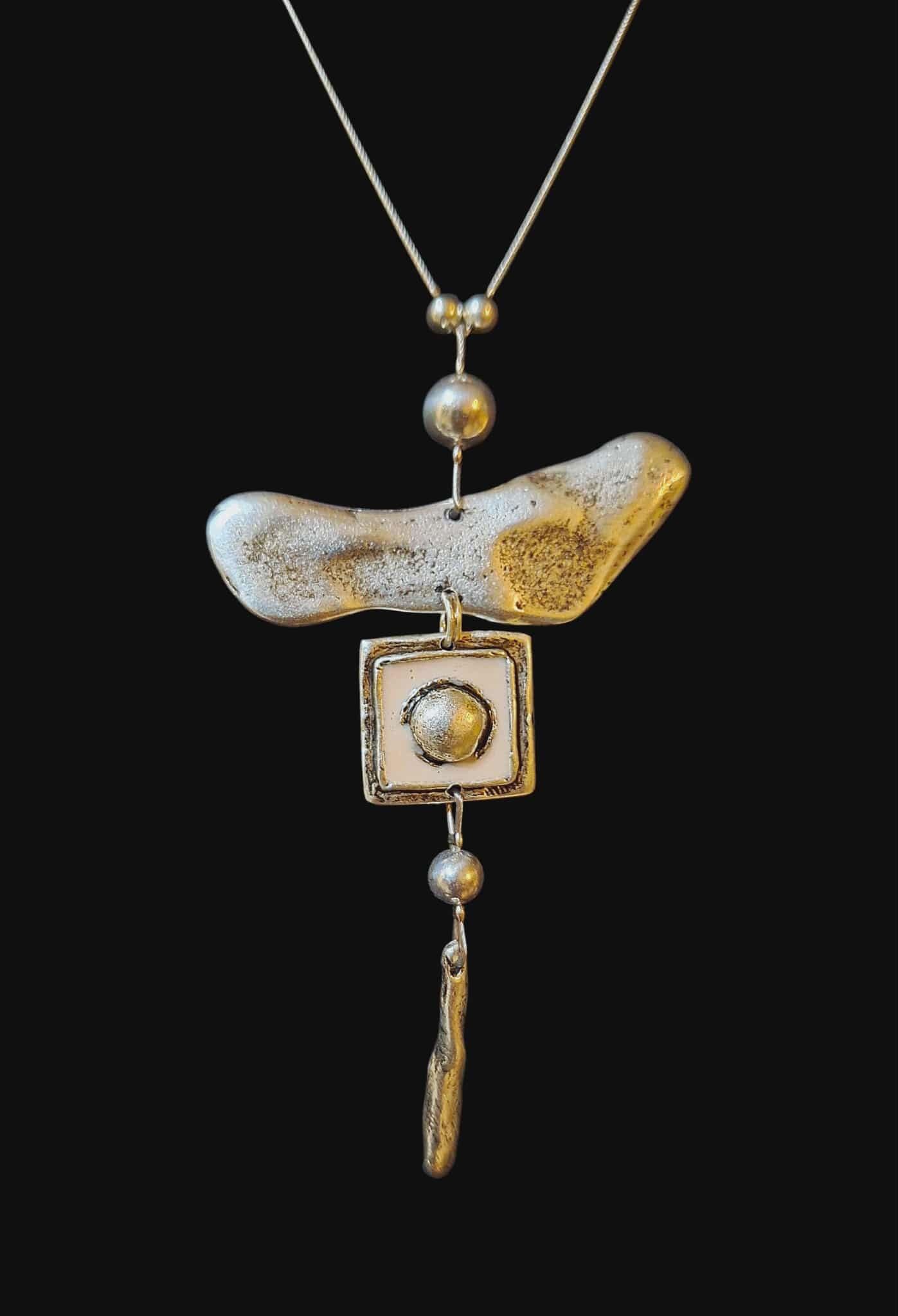 Négyzetes pecsét nyaklánc