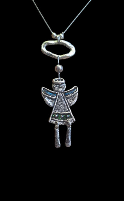 Big angel necklace
