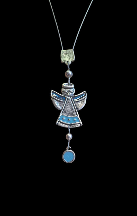 Pöttyös angyal nyaklánc