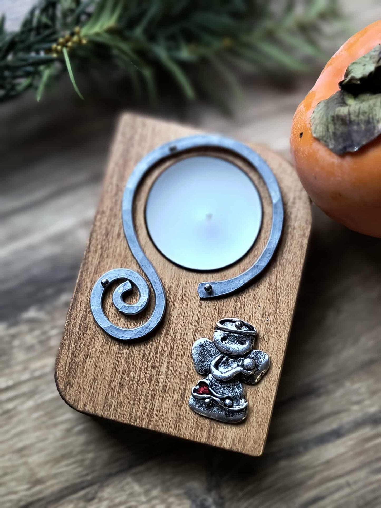 Pufi angyal mécsestartó