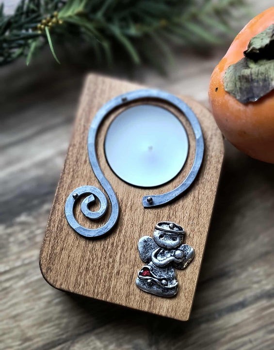 Pufi angyal mécsestartó