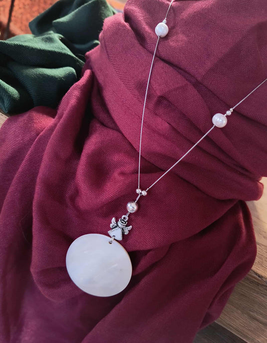 Big angel necklace