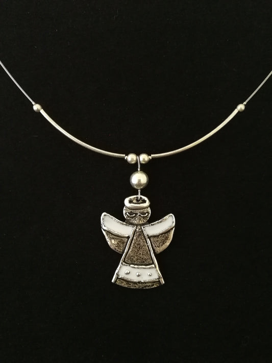 Big angel necklace