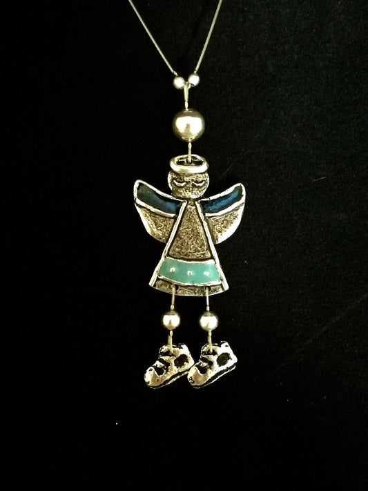 Big angel necklace