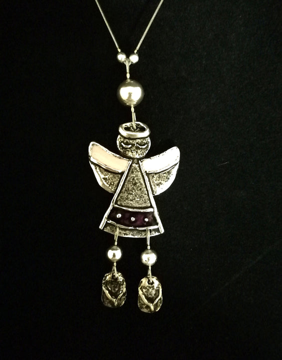 Big angel necklace