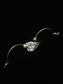 Leaf bracelet with pearls
