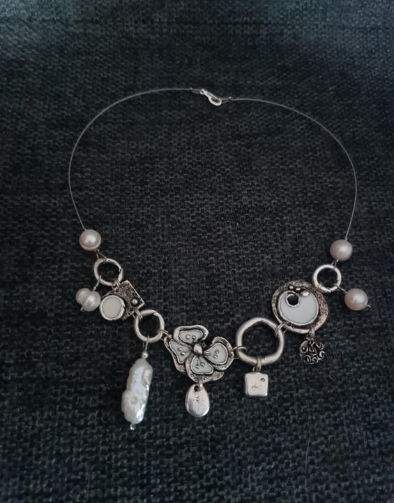 Fehér álom nyaklánc