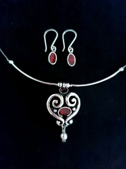 Csipke szivecske kollekció kis fülbevalóval